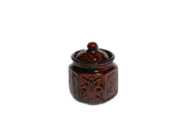 VAH Salt Container for Kitchen Ceramic Salt Jadi Jars Kitchen Ceramic Jar Ceramic Pot (500ml)