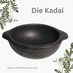 Traditional Black Die Kadai | Earthenware Pot