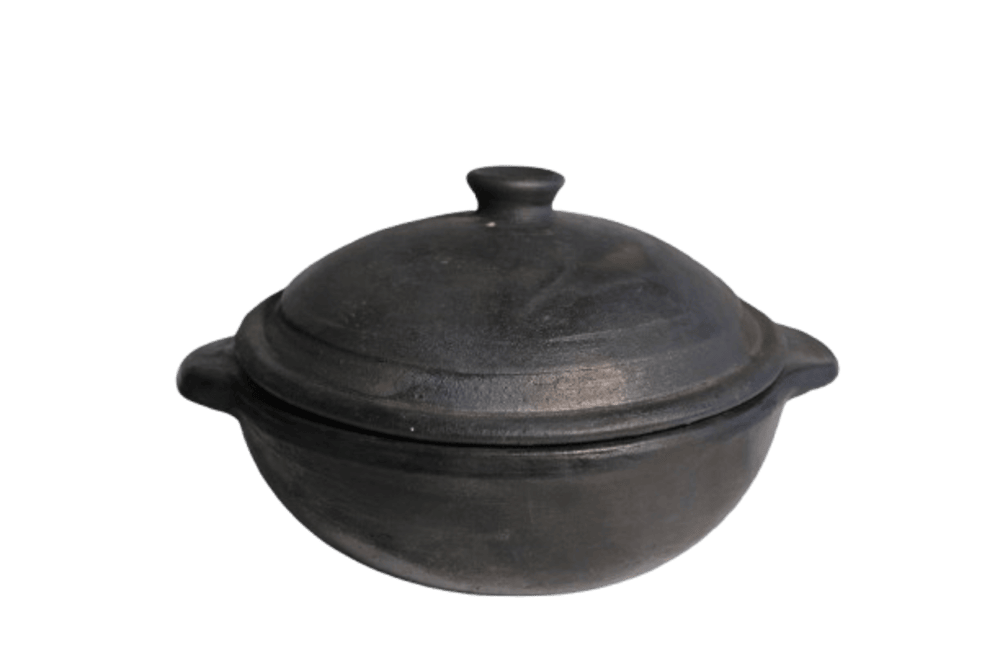 Traditional Black Die Kadai | Earthenware Pot