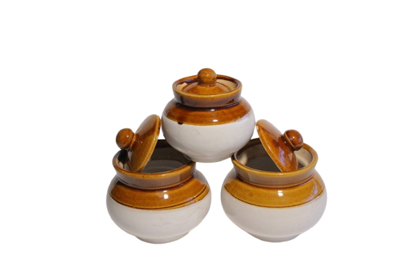 VAH ceramic PICKLE Jar salt JAR | 250 ml SET OF 3