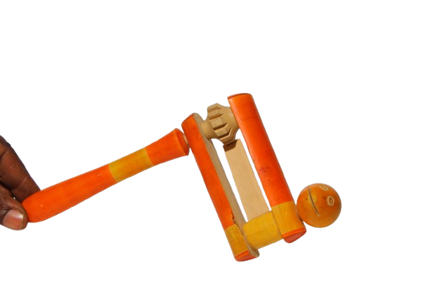 Mann Vaasam Kids Wooden Toys Rattles Rattle ( Orange )