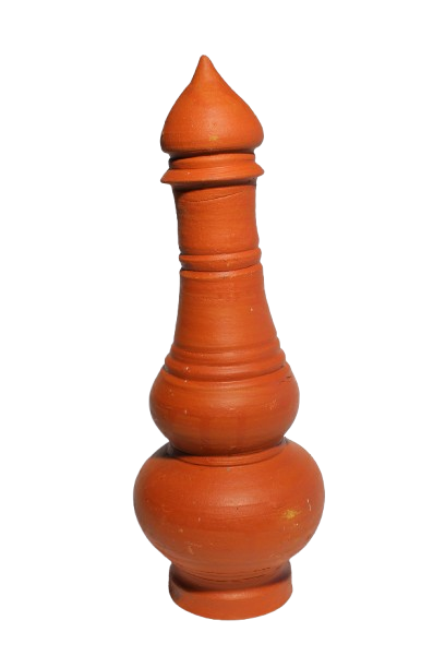 Mann Vaasam Terracotta Temple Top Kalasam 2 step Kumpa Kalasm | Pooja Multiple Selection  