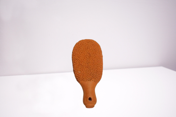 Terracotta Natural Pumice Stone Foot Scrubber Handmade Organic Clay Eco friendly Dead Skin Remover Men Women & unisex