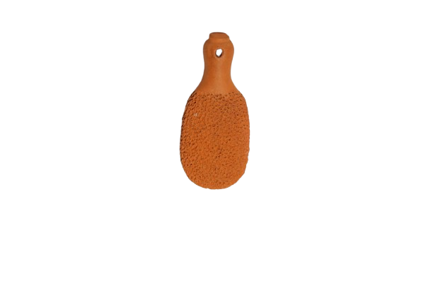 Terracotta Natural Pumice Stone Foot Scrubber Handmade Organic Clay Eco friendly Dead Skin Remover Men Women & unisex