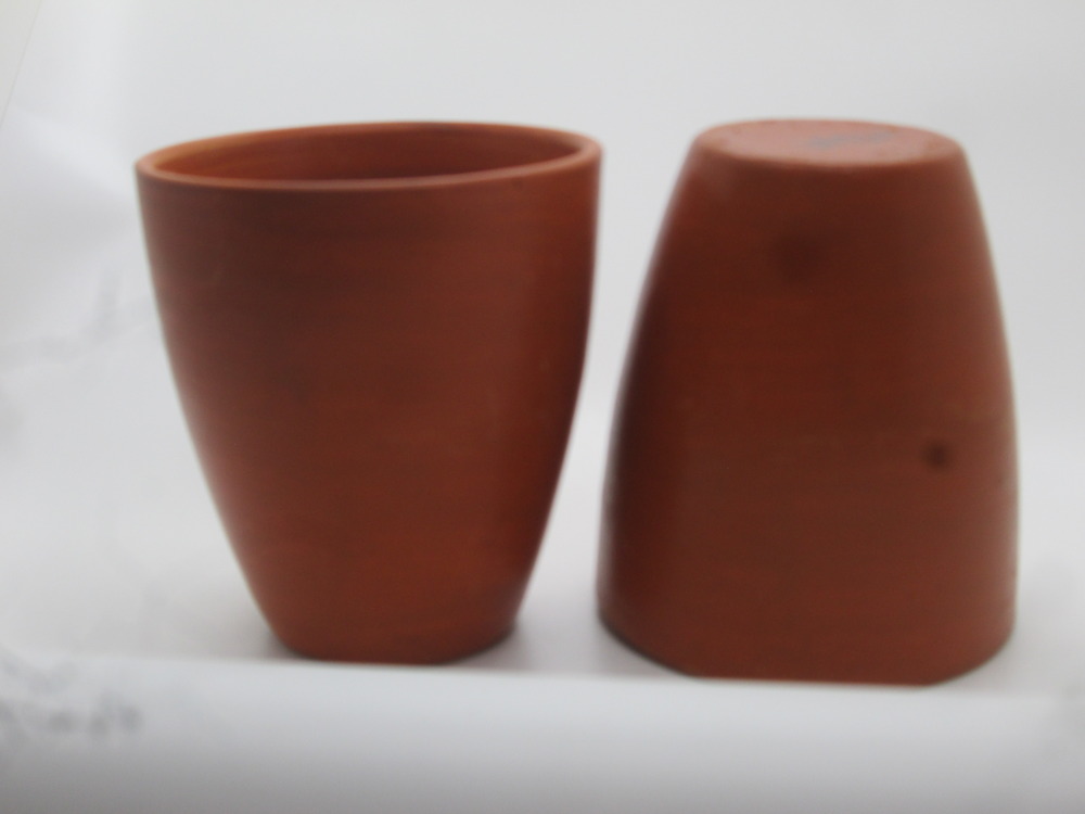 Mann Vaasam Clay Lassi Cup | Water & Juice Cup set of 2