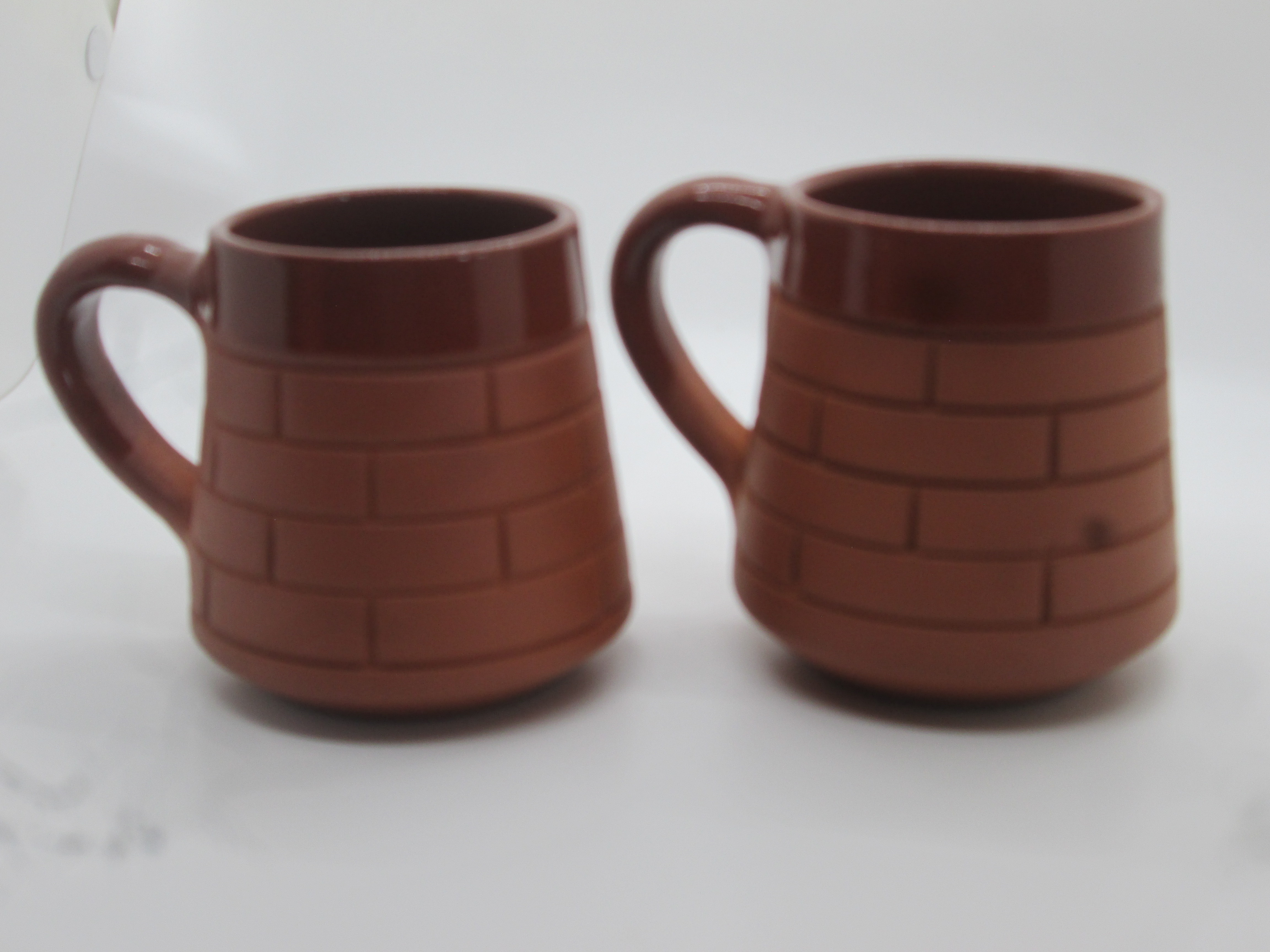 Terracotta Coffee Mug | Organic clay Tea Cup set of 2