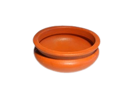 Traditional Clay Chatti | Kulamb Chatti 1L | Eco Friendly Cooking Pot for Authentic Flavors