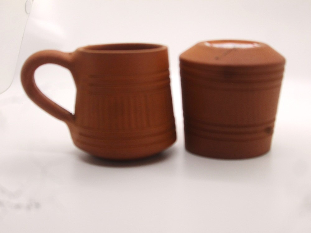 Mann Vaasam Pack of 2 Earthenware Natural Clay Tea Cup | Coffee cup 