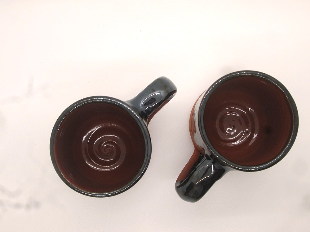 Ceramic Coated Clay Tea Cup | Coffee Cup Set of 2 