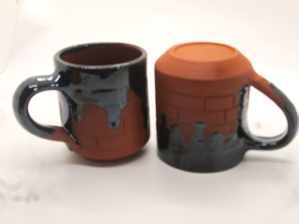 Ceramic Coated Clay Tea Cup | Coffee Cup Set of 2 