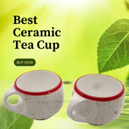 Ceramic Tea Cup & Coffee Cup Set of 2