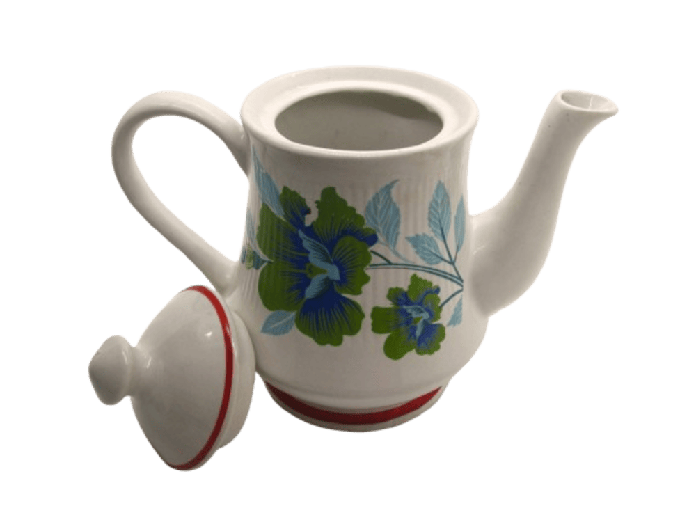  VAH Handmade ceramic teapot [1000ML Blossom Printed tea Pot 