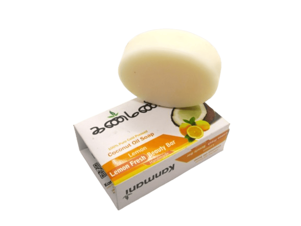 100% Handmade Pure Cold Pressed coconut Oil Soap | Lemon | Beauty Bar