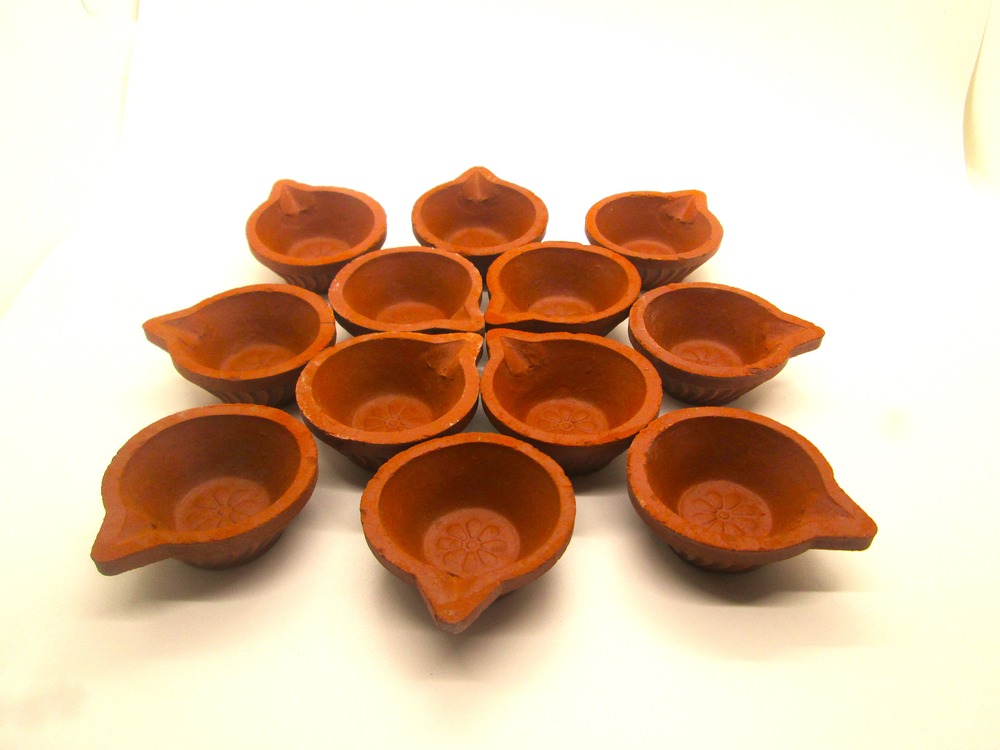 5 No. Diwali diya | Terracotta | Clay diya for puja | Mitti Diya for Diwali pooja Decoration Pack of 20