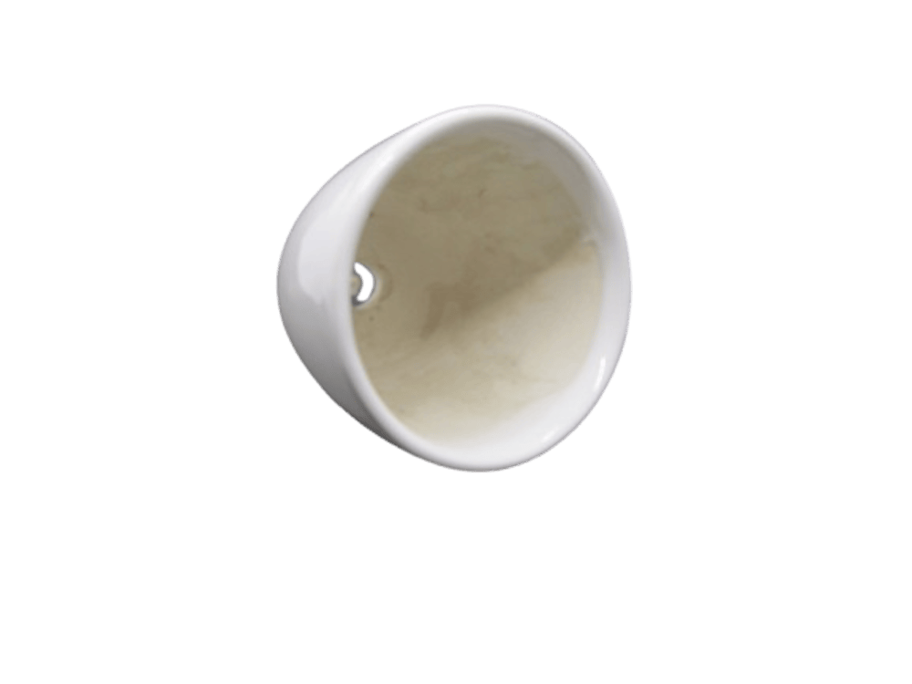 White Color Ceramic Plant Pot | Round  Pot | Indoor Plant Pot 