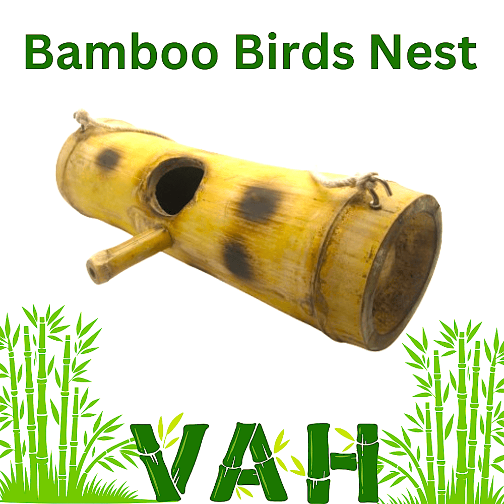 Mann Vaasam Wall Hanging Bamboo nest Bird House | Hanging Wall Mounting | Tree Mounting