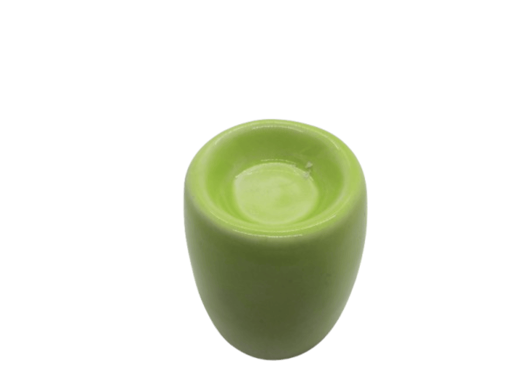 Vins Ceramic Candle Holder Green  Color 