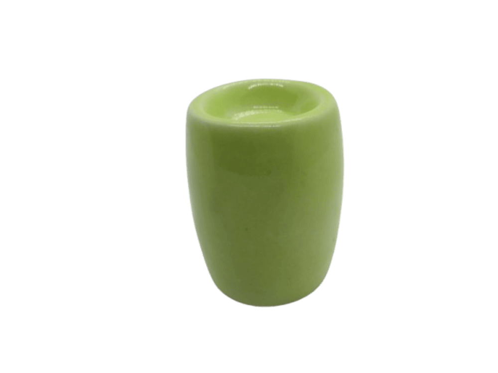 Vins Ceramic Candle Holder Green  Color 