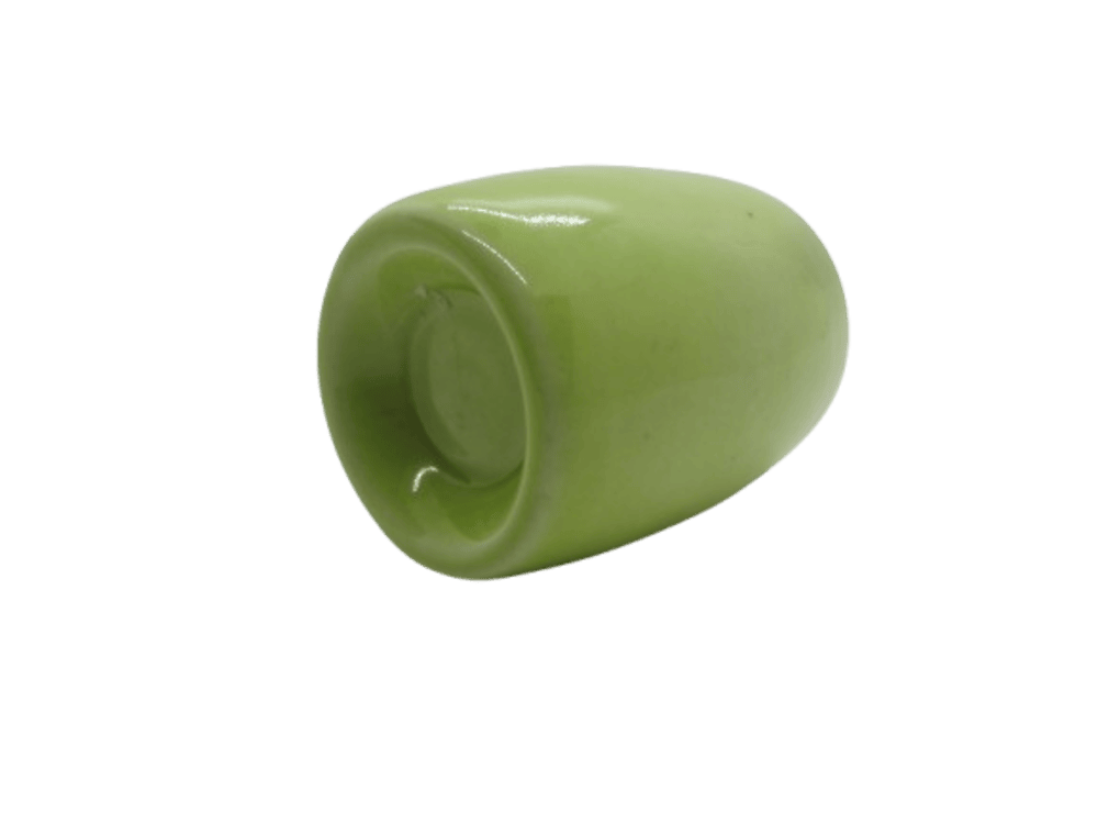 Vins Ceramic Candle Holder Green  Color 