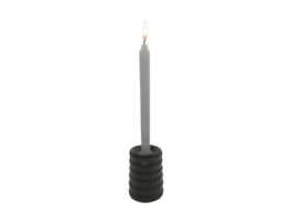 Ceramic Candle Holder | Taper Candle Holder with Handle | Candlestick Holder for Halloween Christmas Home Decoration Desktop Ornament