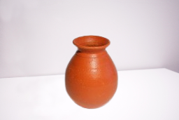 Terracotta Clay Natural Colored Handicrafts Vase Showpiece | Medium Size 