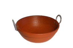 Mann Vaasam Big Aluminum Handle Kadai Earthenware Kadhai  