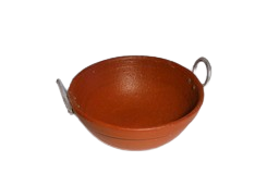 Mann Vaasam Big Aluminum Handle Kadai Earthenware Kadhai  