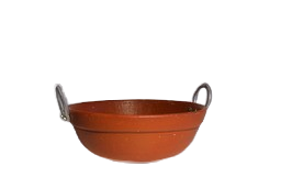 Mann Vaasam Big Aluminum Handle Kadai Earthenware Kadhai  