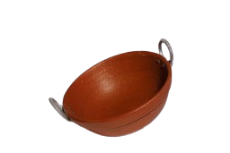 Mann Vaasam Big Aluminum Handle Kadai Earthenware Kadhai  